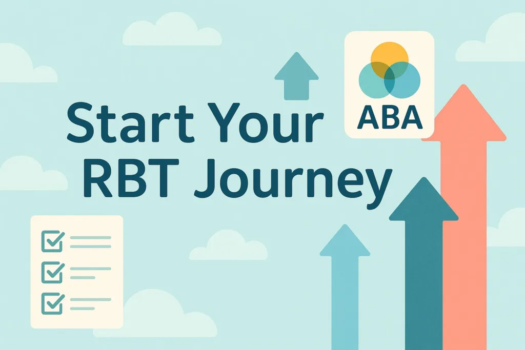 Motivational banner inviting users to begin their RBT exam preparation journey