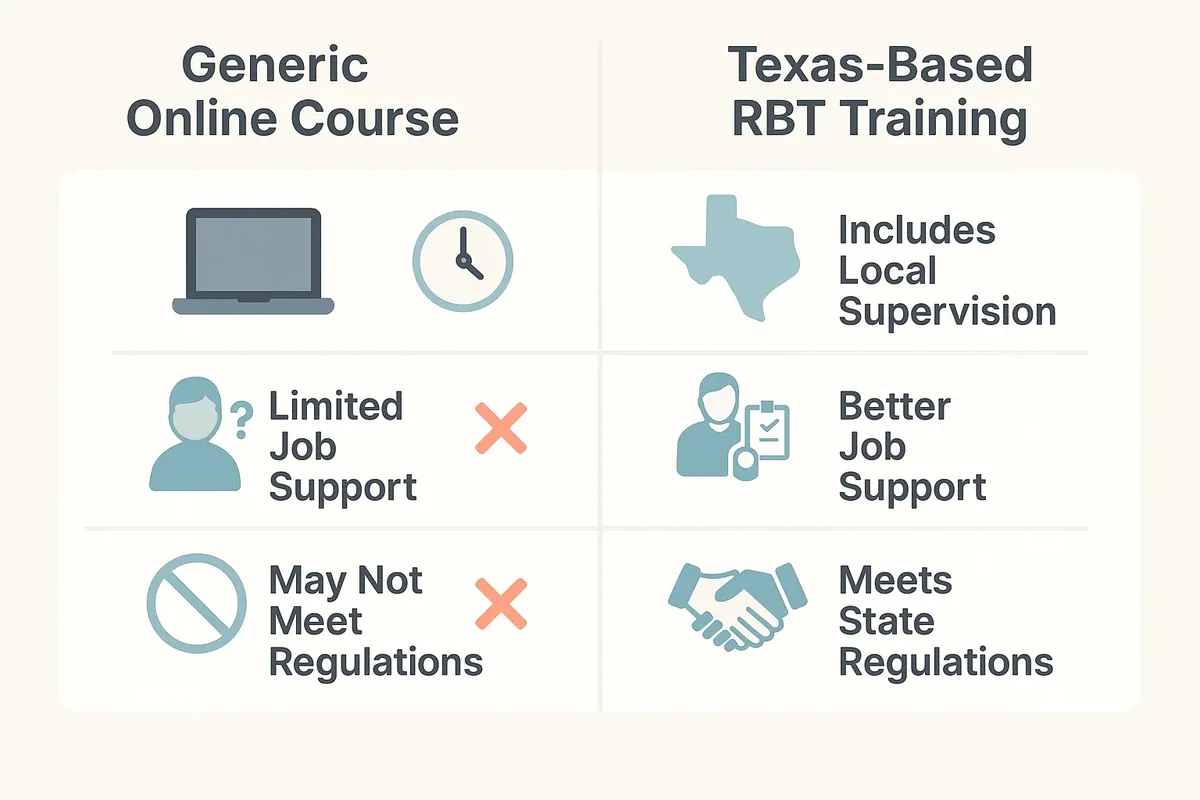 Illustration for RBT Certification Texas: Complete Guide to Training & Requirements 2026